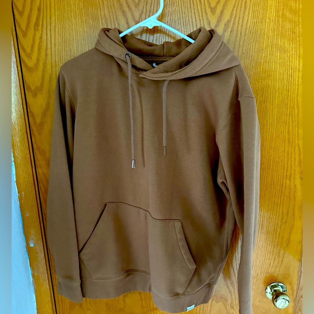 Men's Brown pullover hoodie. Sz M.
